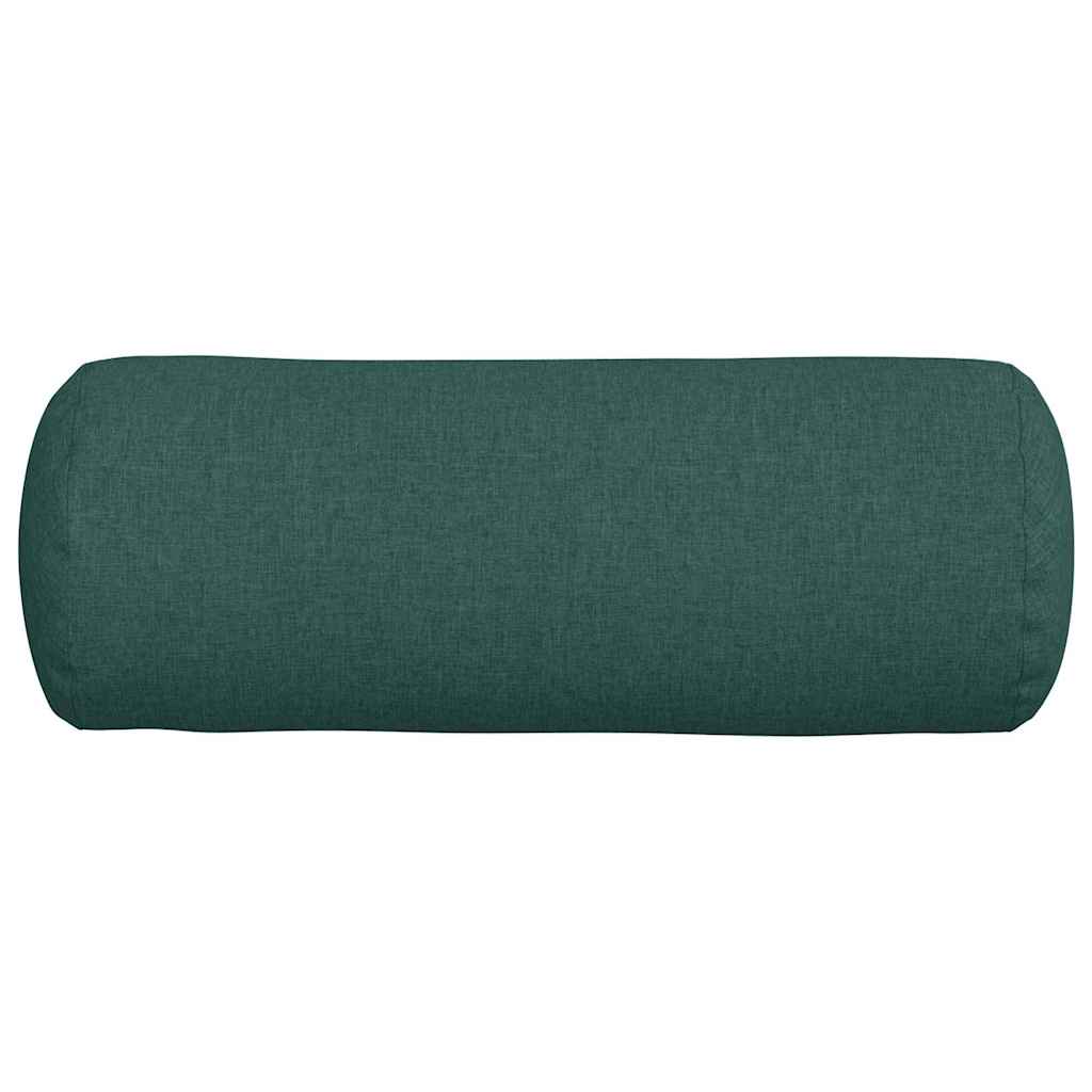 Bolsterkissen 2 Stück Hellgrau Ø 15 x 40 cm Stoff