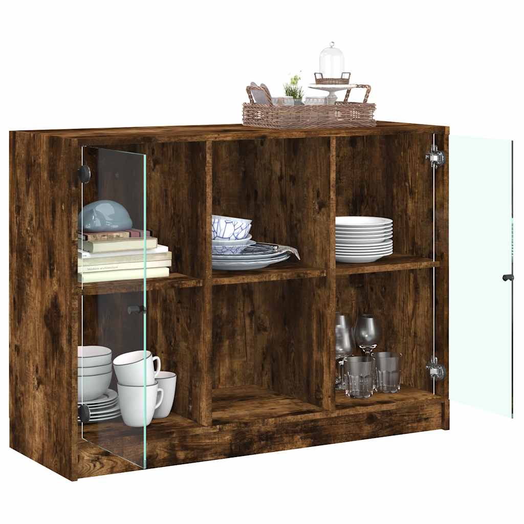 Bücherschrank mit Türen Weiß 204x37x75 cm Holzwerkstoff