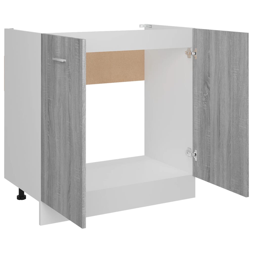 Unterschrank Lyon Weiß 60x46x81,5 cm Holzwerkstoff