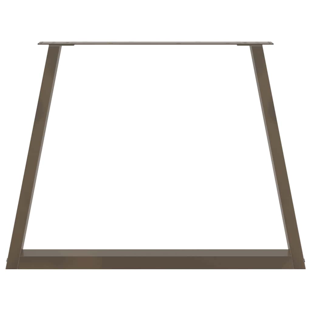 Couchtischbeine V-Form 2 Stück Schwarz 30x(30-31,3) cm Stahl