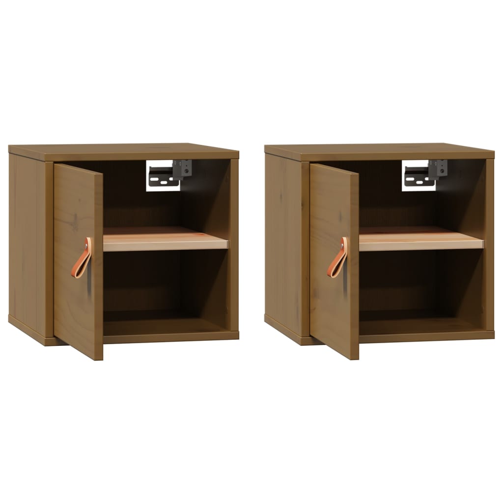 Wandschrank 31,5x30x30 cm Massivholz Kiefer