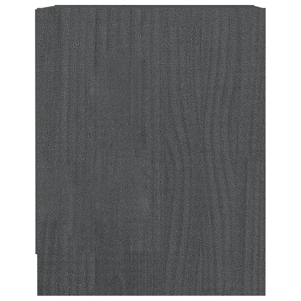 Nachttisch 35,5x33,5x41,5 cm Massivholz Kiefer