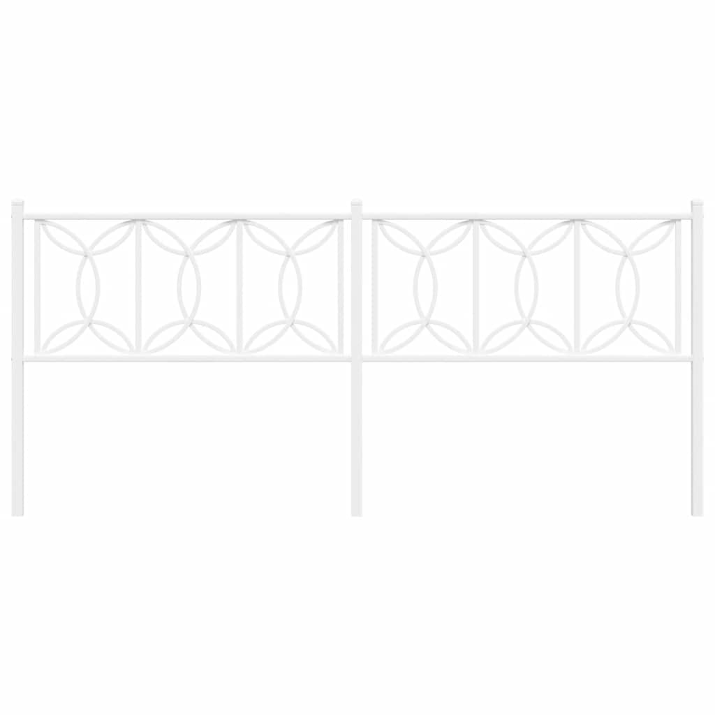 Ersatz-Kopfteil Metall Schwarz 100 cm