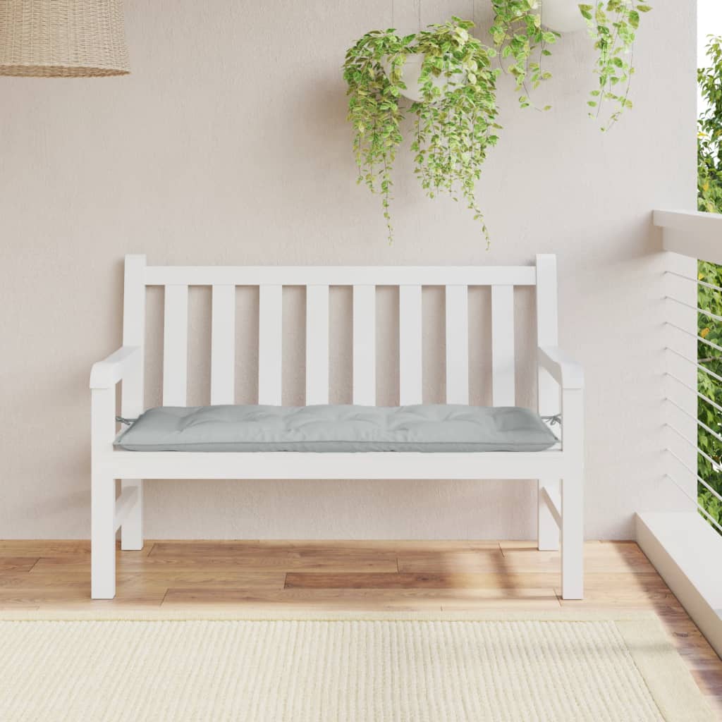 Gartenbank-Auflage Melange Anthrazit 100x50x7 cm Stoff