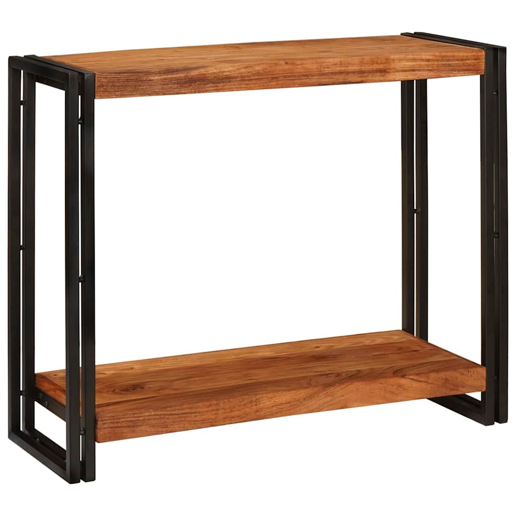 Konsolentisch Braun 120 x 33 x 75 cm Massivholz Akazie