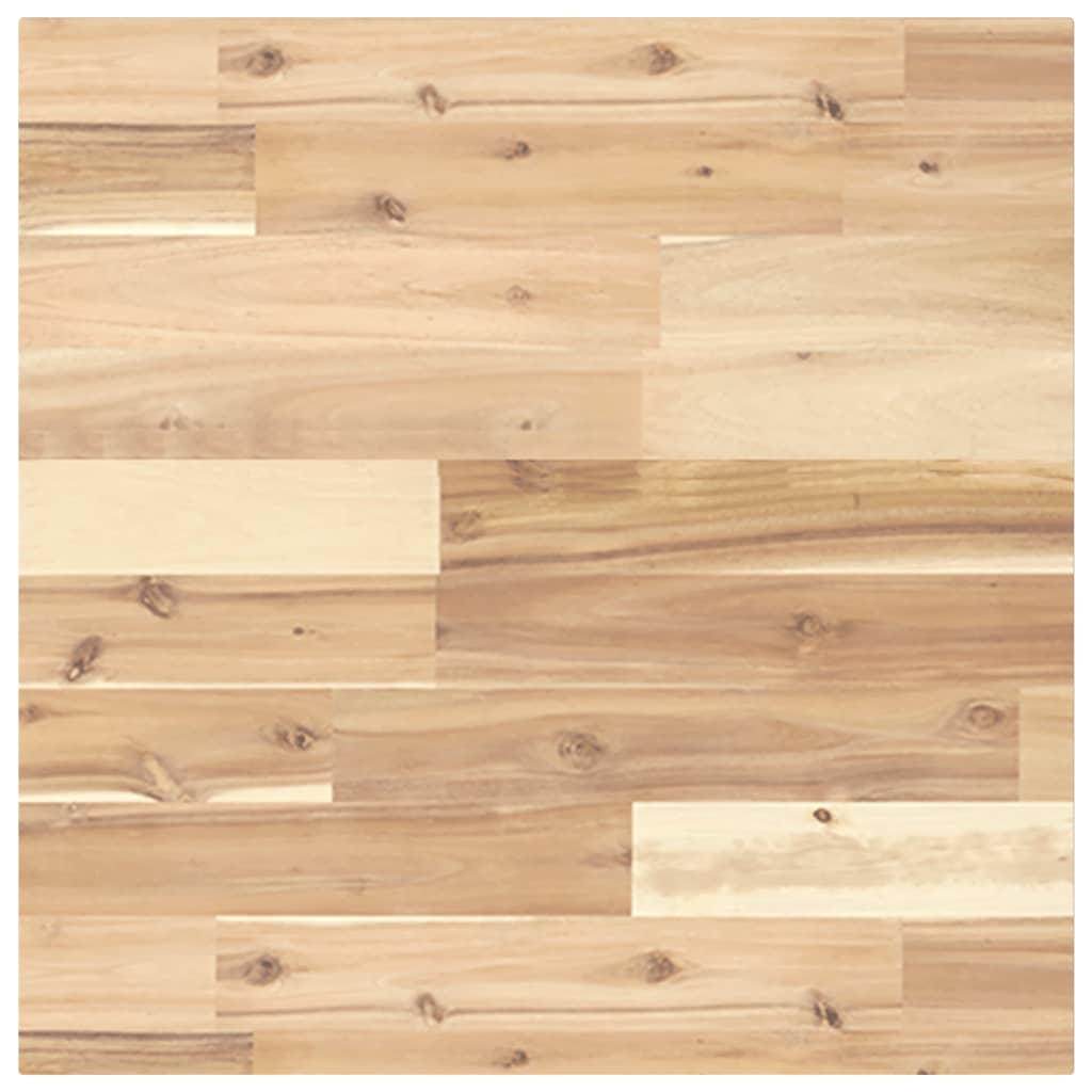 Tischplatte Rund Ø40x2 cm Massivholz Akazie