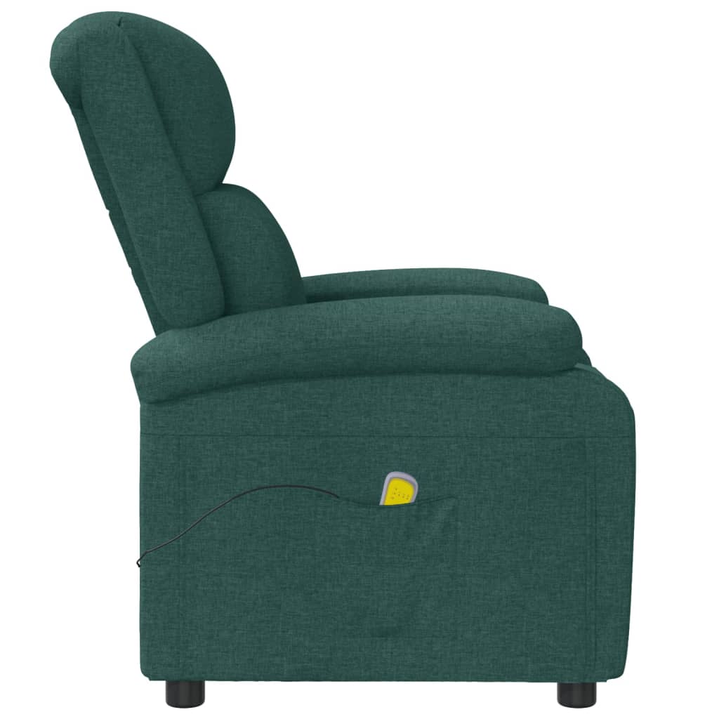 Massagesessel Hellgrau Stoff