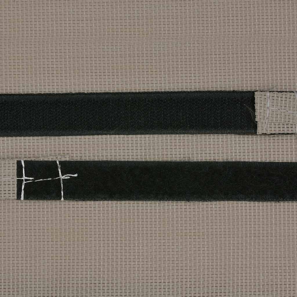 Kopfstütze für Liegestuhl Grau 40 x 7,5 x 15 cm Textilene