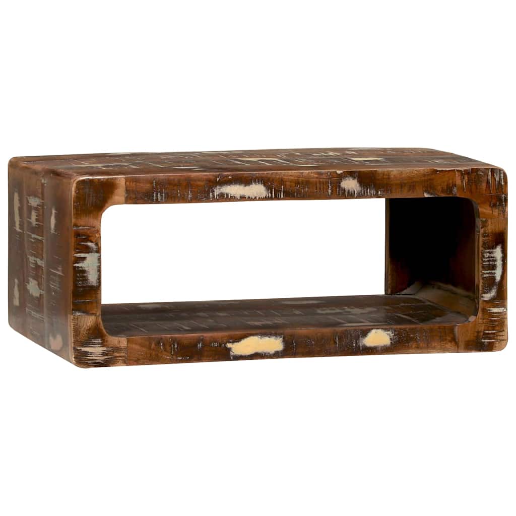 TV-Schränk mit Regal Braun 60 x 30 x 25 cm Massivholz Mango