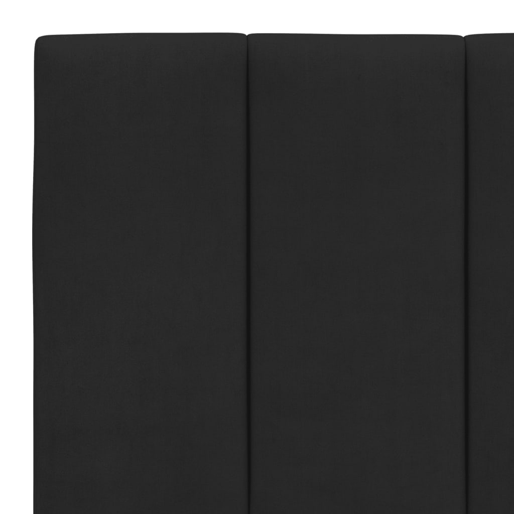 Bett mit Matratze "Hanko" Hellgrau 80x200 cm Samt