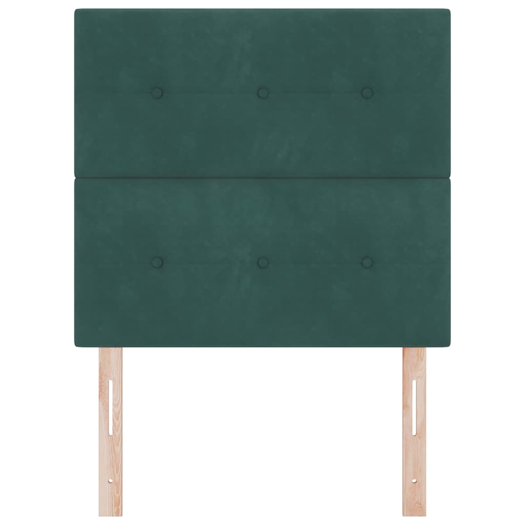 Kopfteil Hellgrau 80 cm Samt