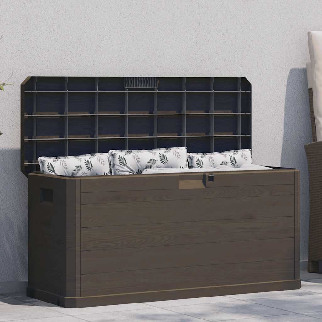 Outdoor-Kissenbox Anthrazit 77,5x44,5x53 cm Polypropylen