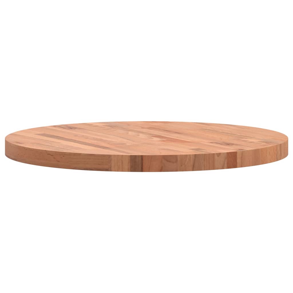 Tischplatte Ø30x1,5 cm Rund Massivholz Buche