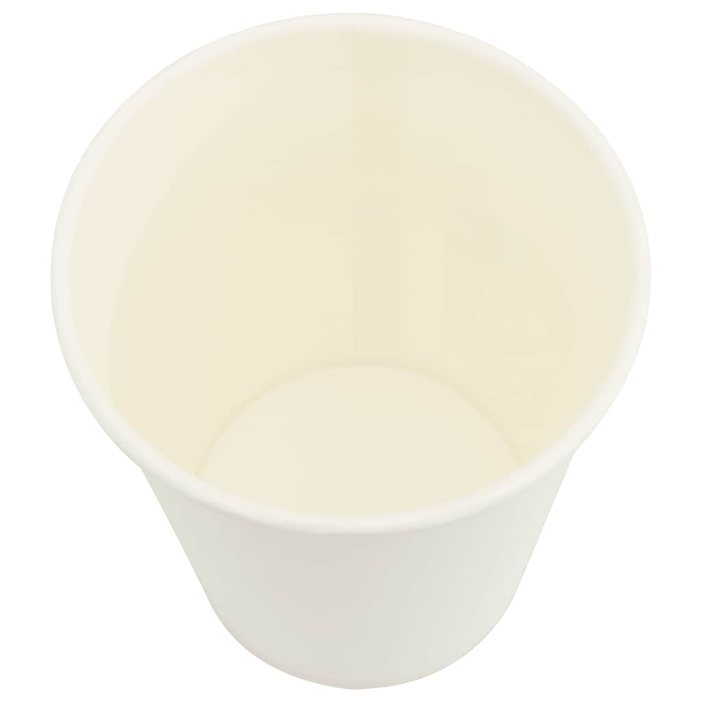 Pappbecher 1000 Stk. 12oz 300ml Weiß