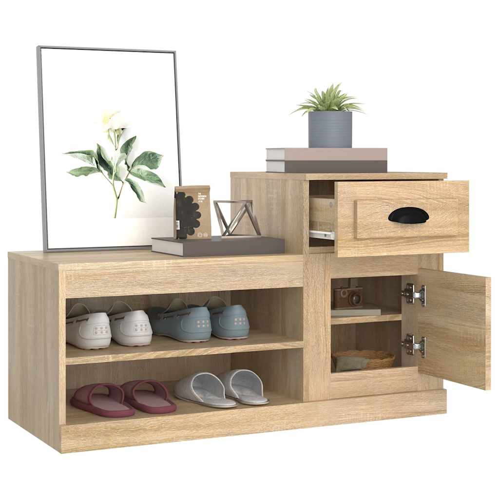 Schuhschrank Weiß 100x42x60 cm Holzwerkstoff