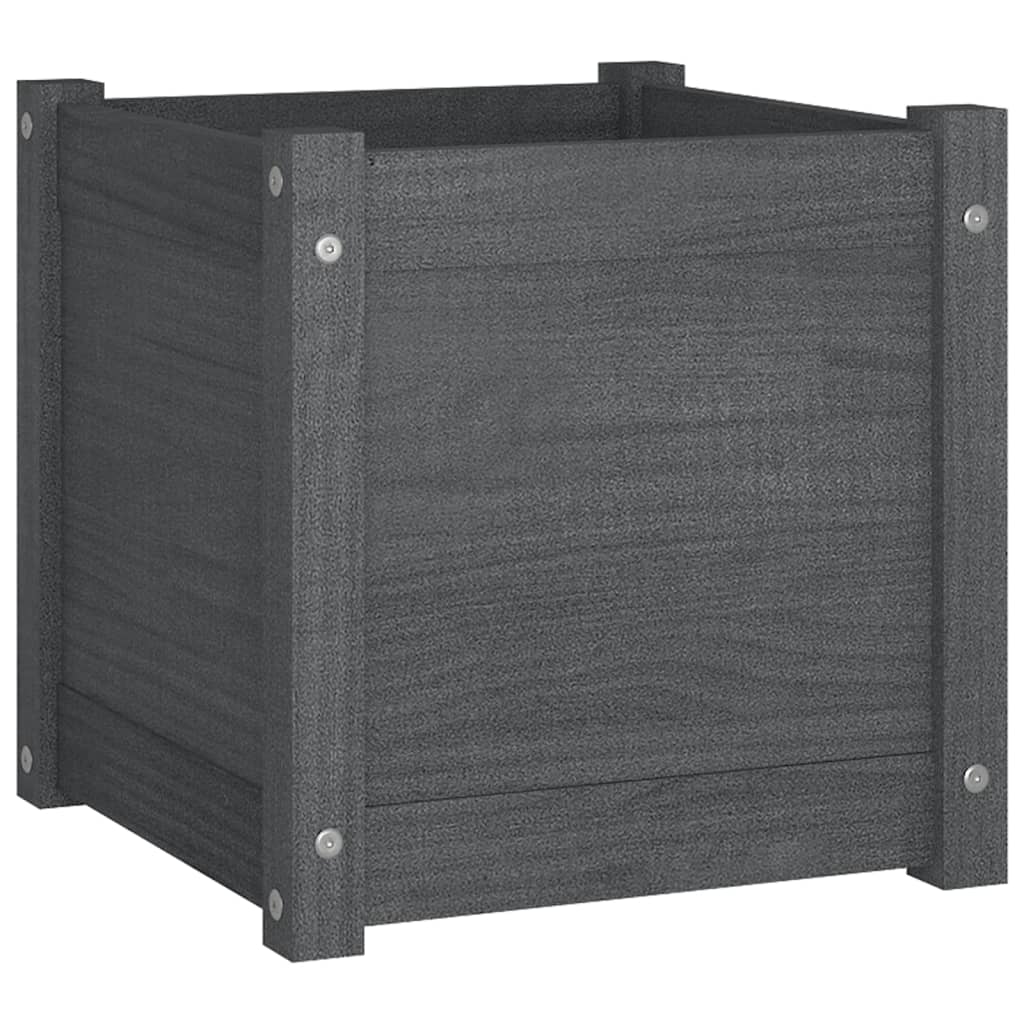 Pflanzkübel 2 Stk. 40x40x40 cm Massivholz Kiefer