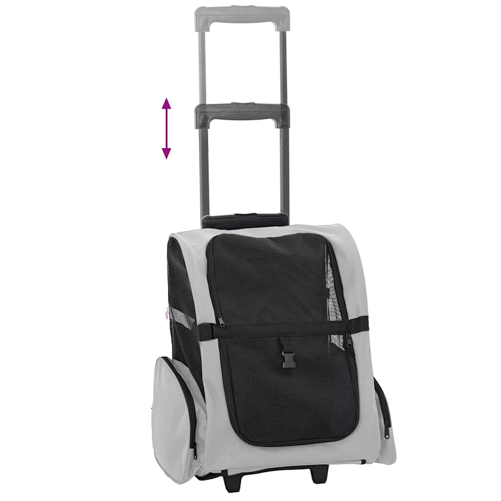 Trolley für Haustiere 3-in-1 Faltbar Beige