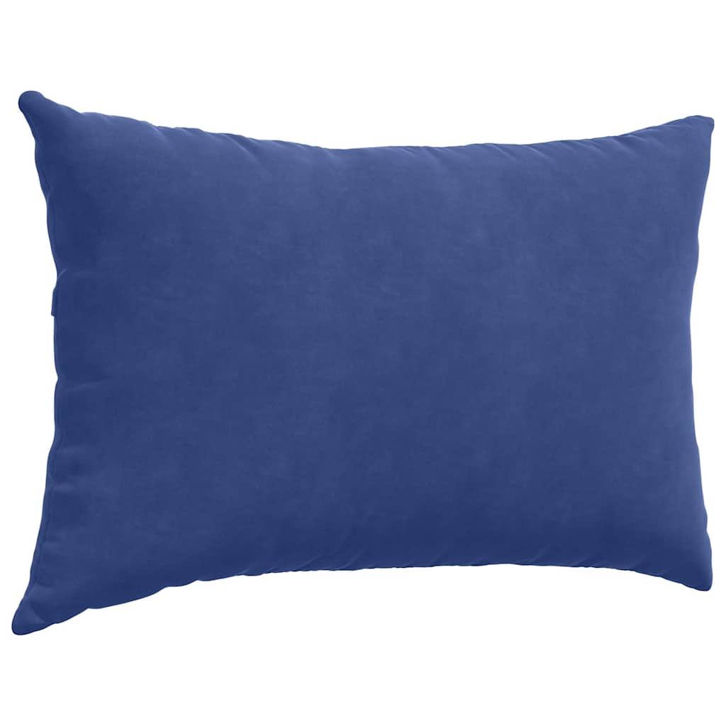 Sofakissen 2 Stück Blau 50 x 30 cm Cordstoff