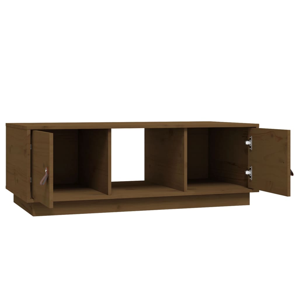 Couchtisch 100x50x35 cm Massivholz Kiefer