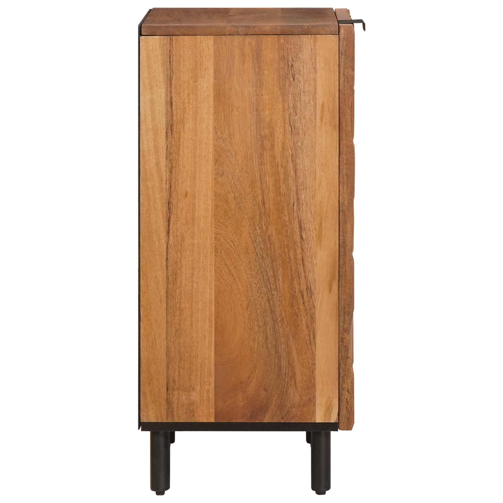 Sideboard mit Tür Weiße gewaschene Oberfläche 40 x 33 x 75 cm
