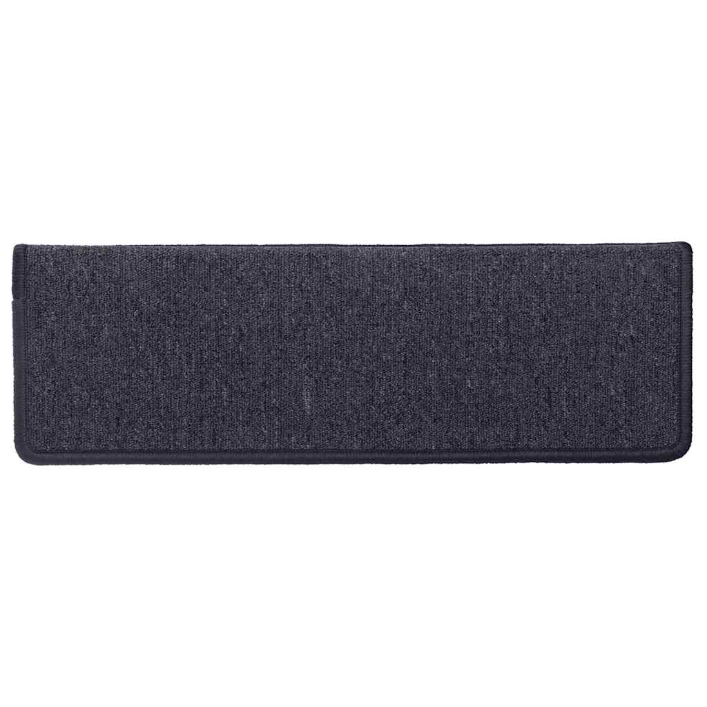 Stufenmatten 15 Stk. 65x21x4 cm Anthrazit Rechteckiger Rand