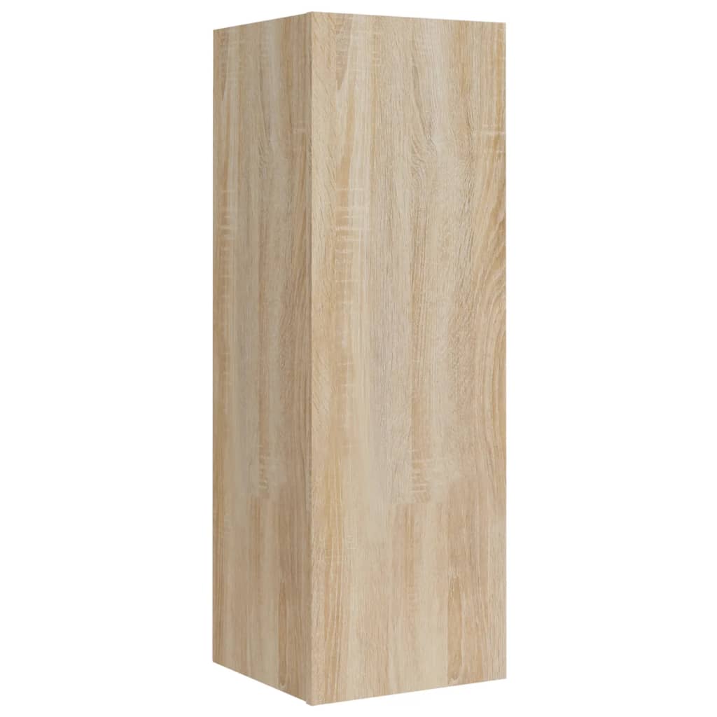 4-tlg. TV-Schrank-Set Weiß Holzwerkstoff