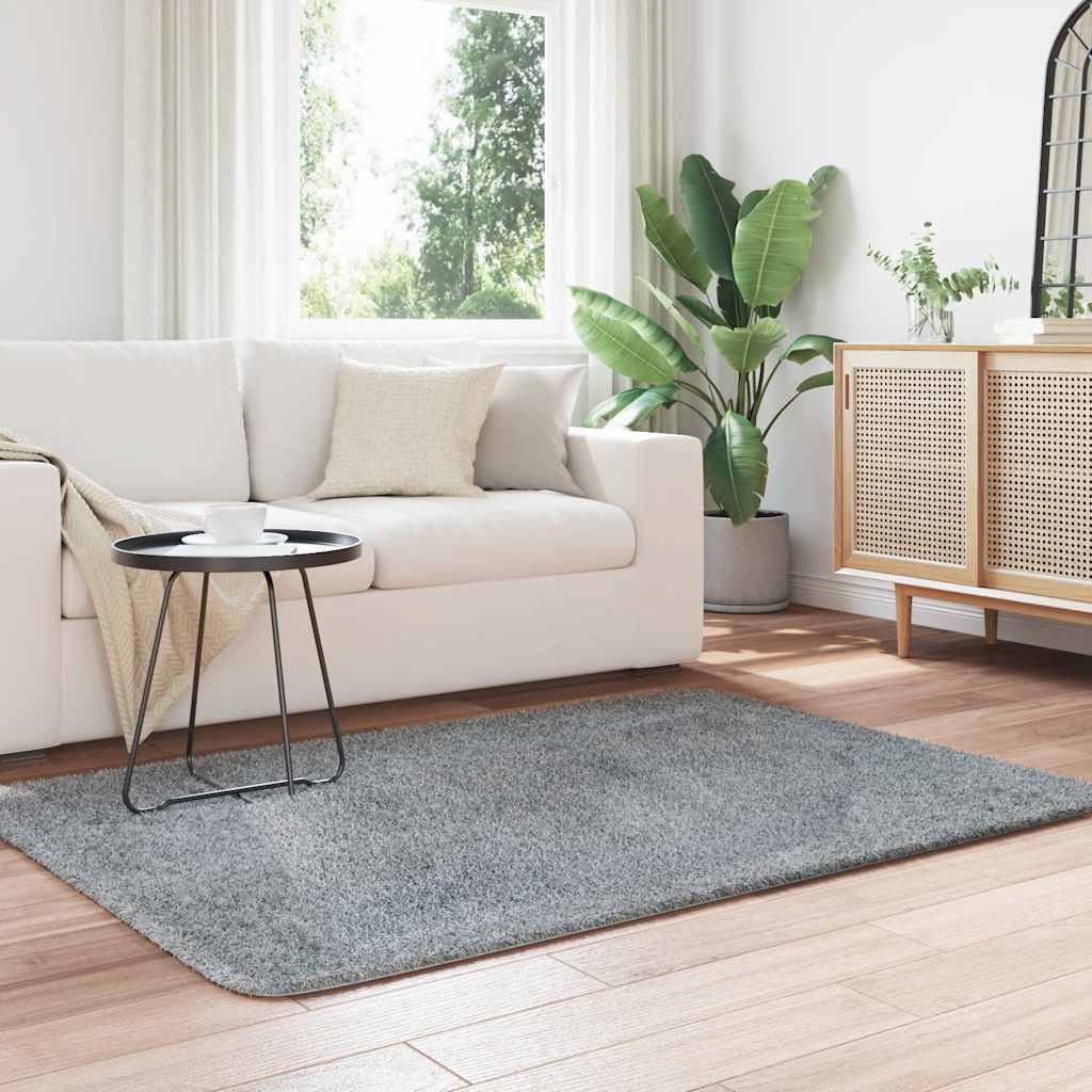 Teppich Shaggy Hochflor NAVARRA Beige 60x100 cm Polyester