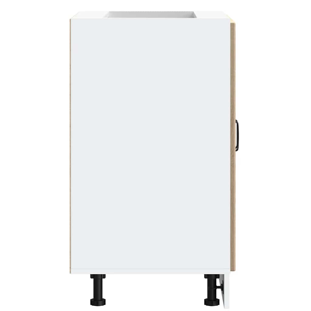 Herdumbauschränke 2 Stk. Lucca Weiß Holzwerkstoff