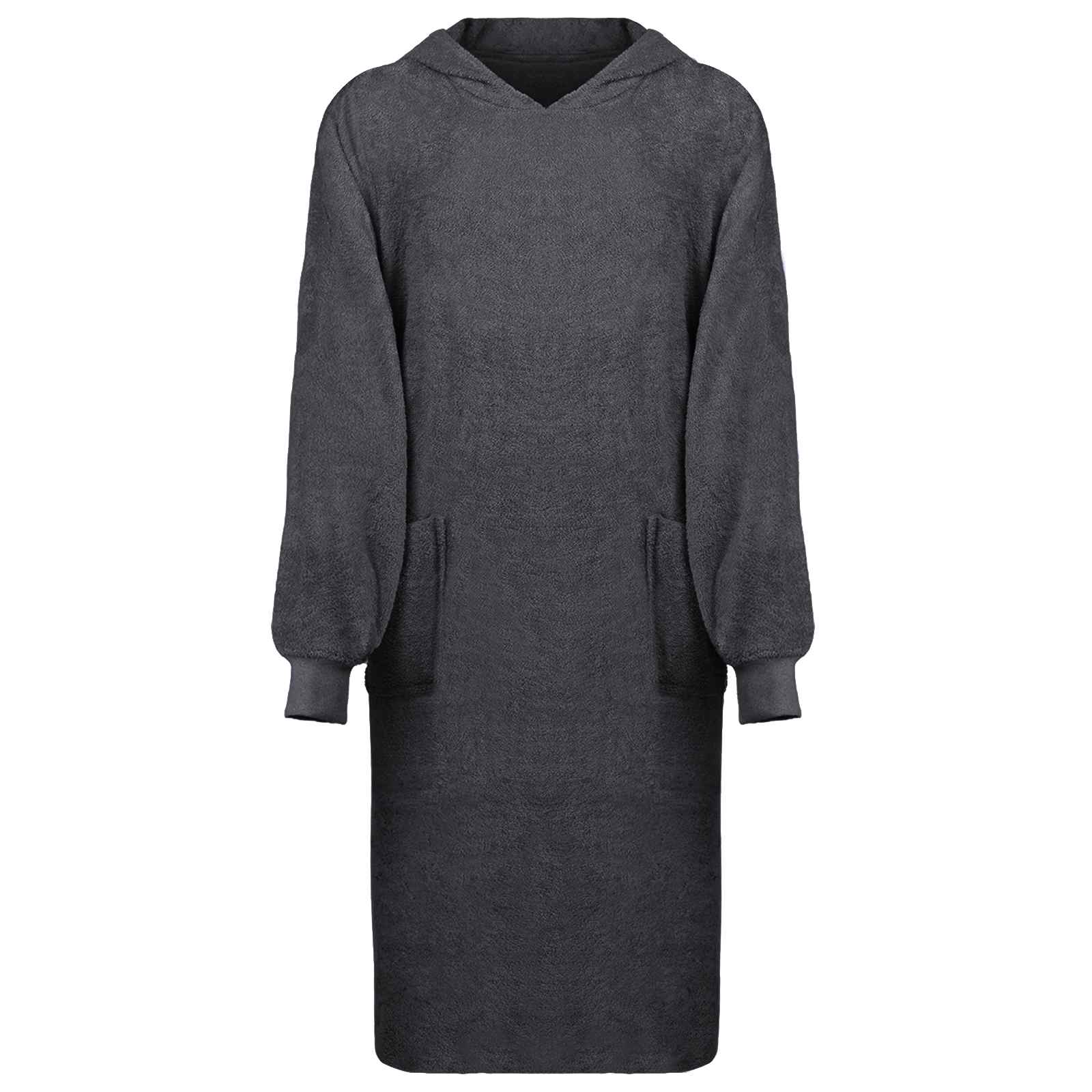 Decken-Hoodie KINN Creme L Baumwolle