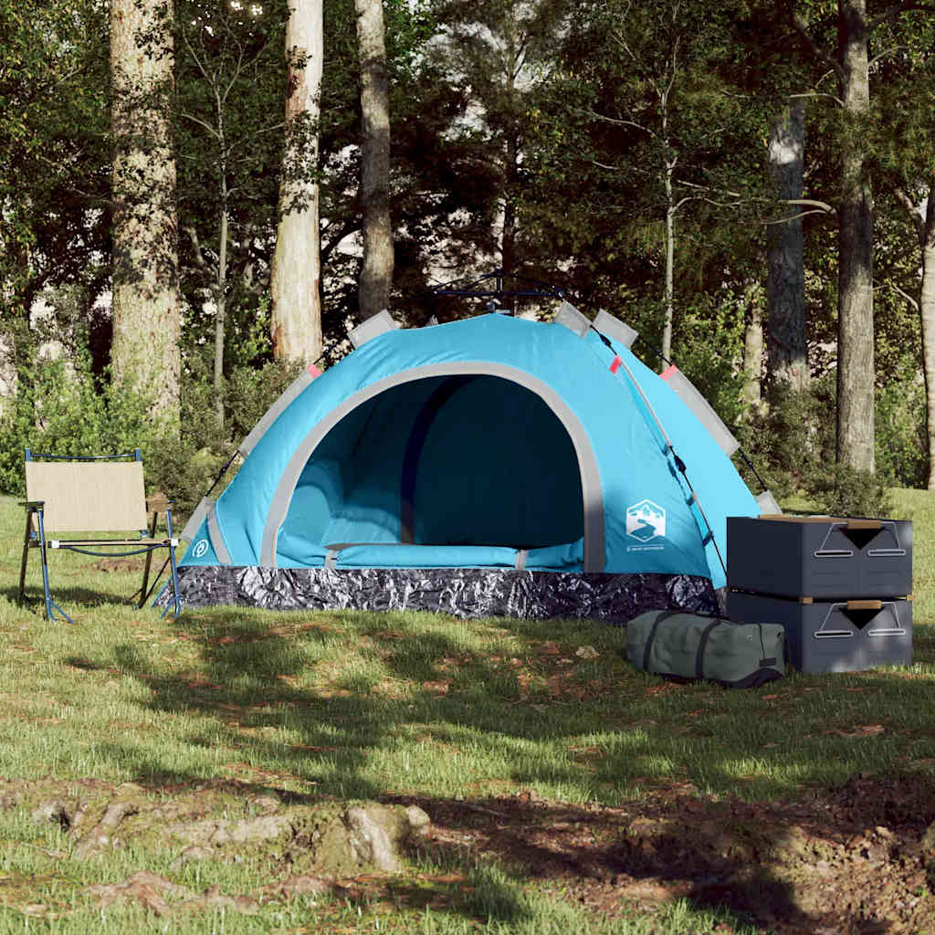 Campingzelt 2 Personen Grün Quick Release