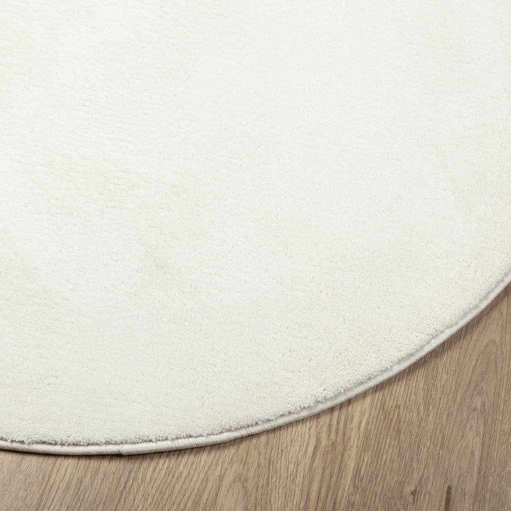 Teppich OVIEDO Kurzflor Anthrazit 120x120 cm