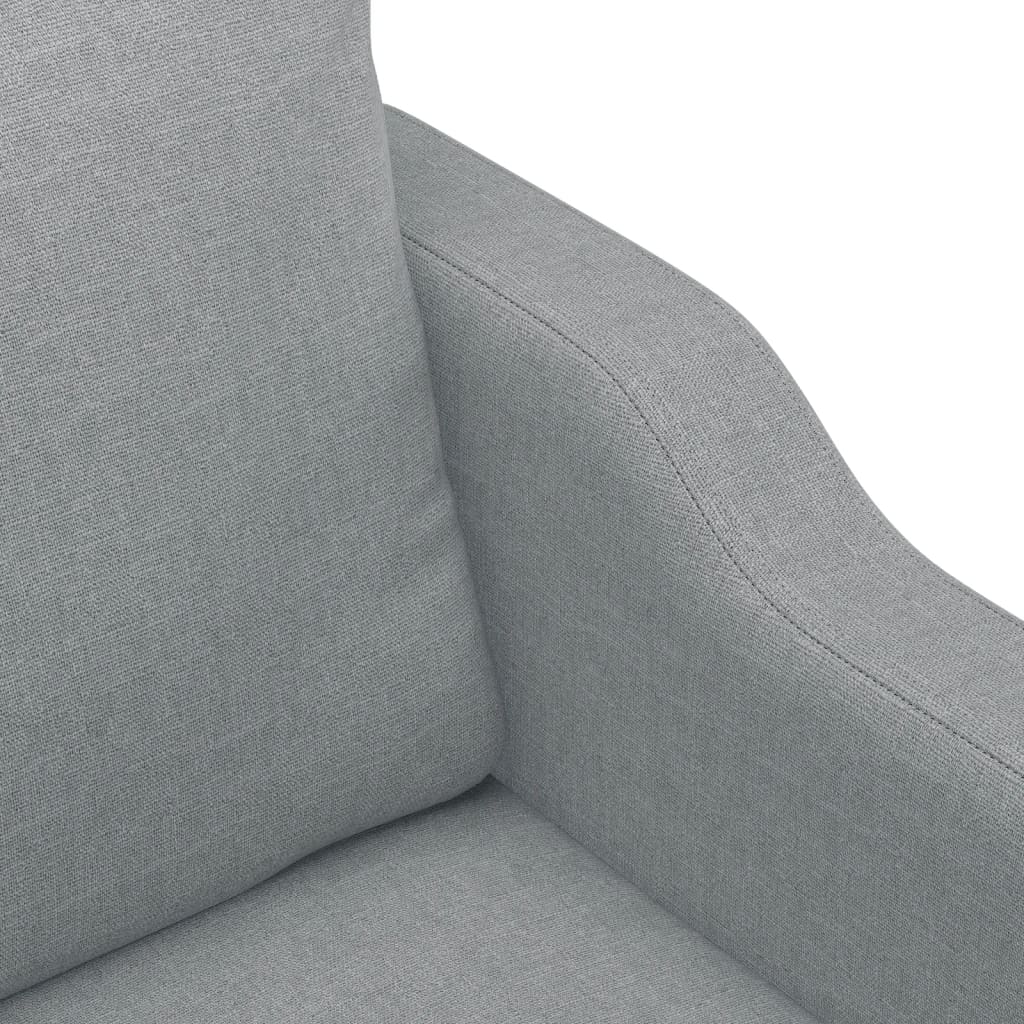 4-tlg. Sofagarnitur mit Kissen Braun Stoff