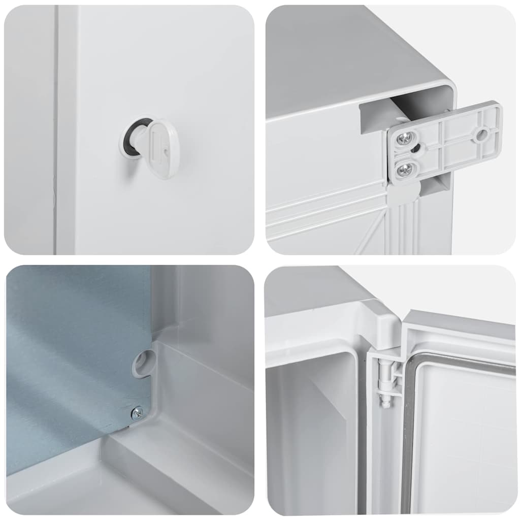Steuerungsschrank Grau 25 x 13 x 24 cm ABS Kunststoff