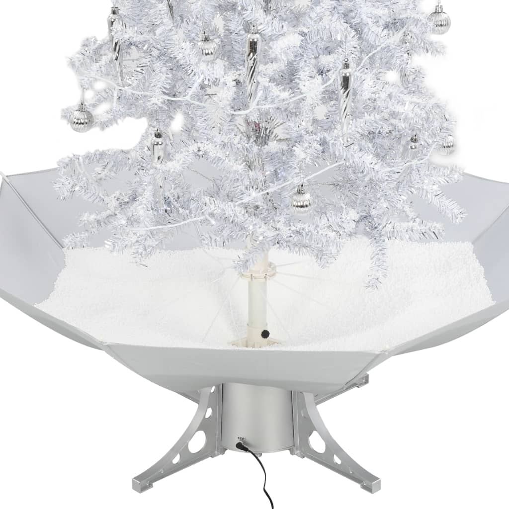 Schneiender Weihnachtsbaum mit Schirmfuß Grün 75 cm