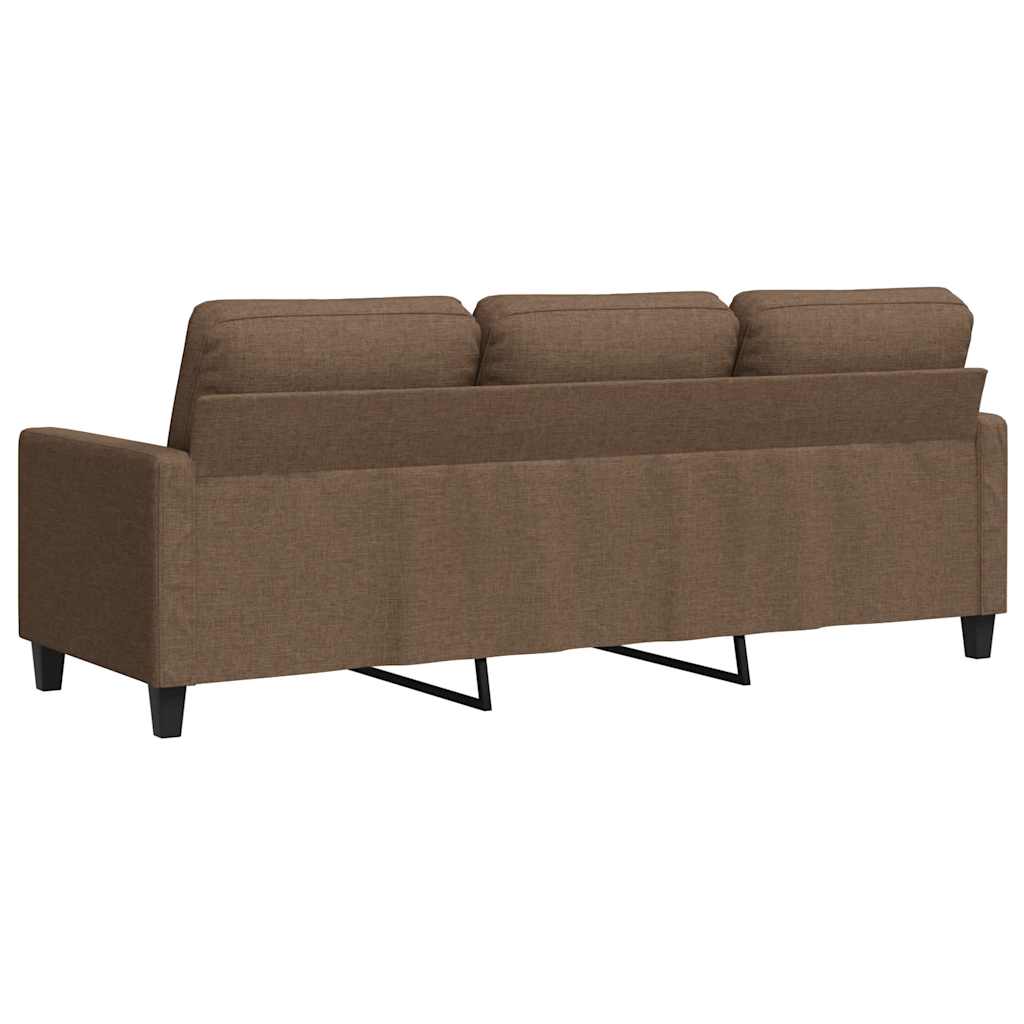 3-Sitzer-Sofa Hellgrau 180 cm Stoff
