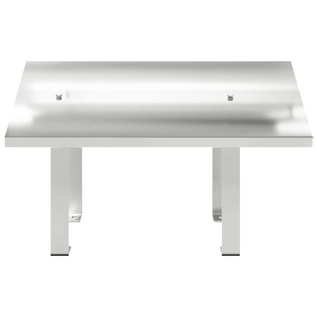 Kaminhaube Silber 40 x 40 x 37,5 cm Edelstahl