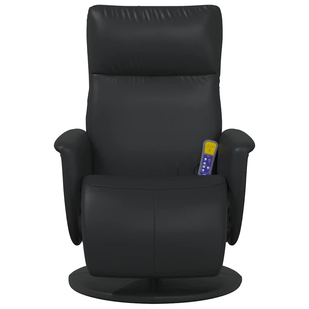 Massage Relaxsessel Schwarz 71 x 90 x 105 cm Kunstleder