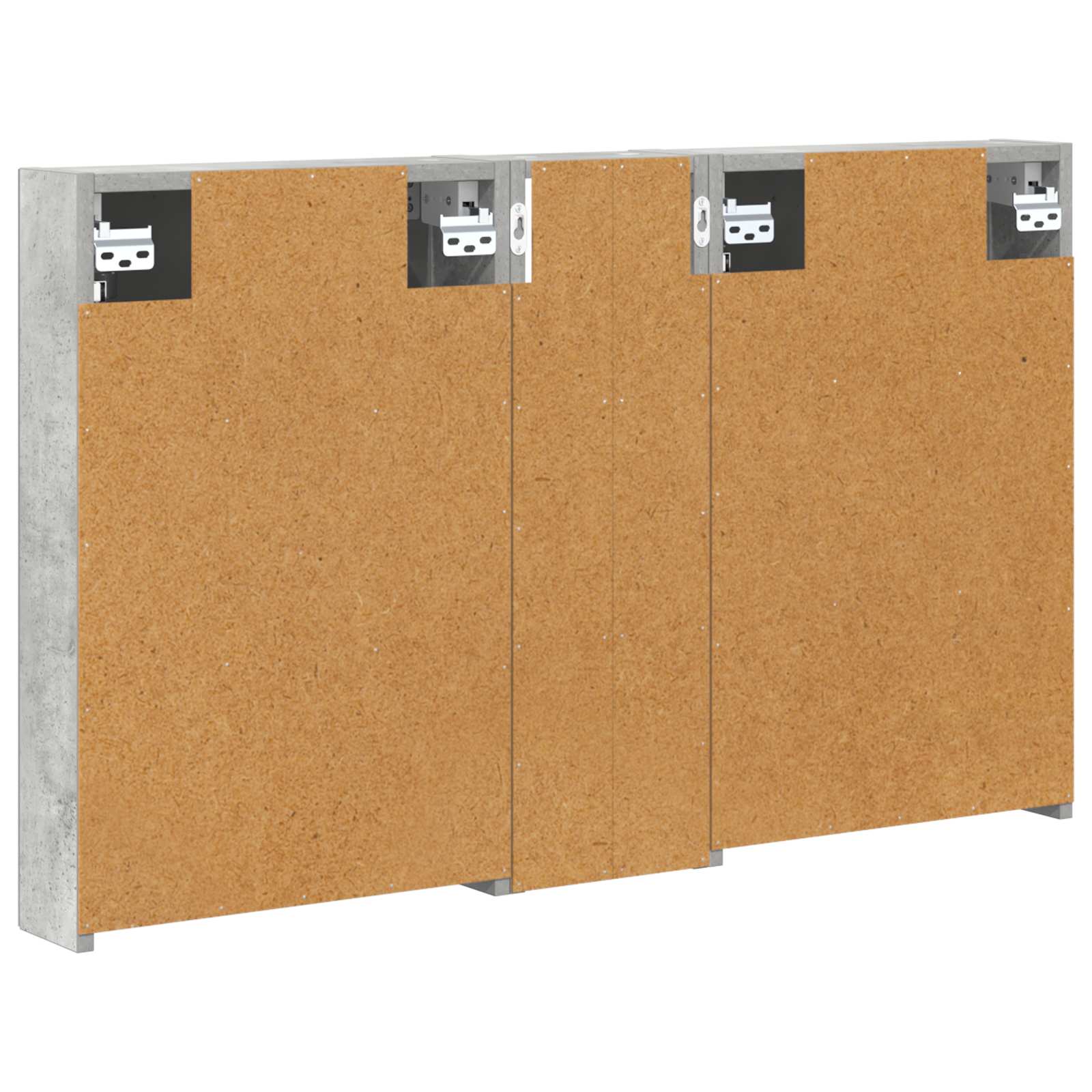 Badezimmerschrank-Set 3 pcs 80 x 10,5 x 50 cm Holzwerkstoff