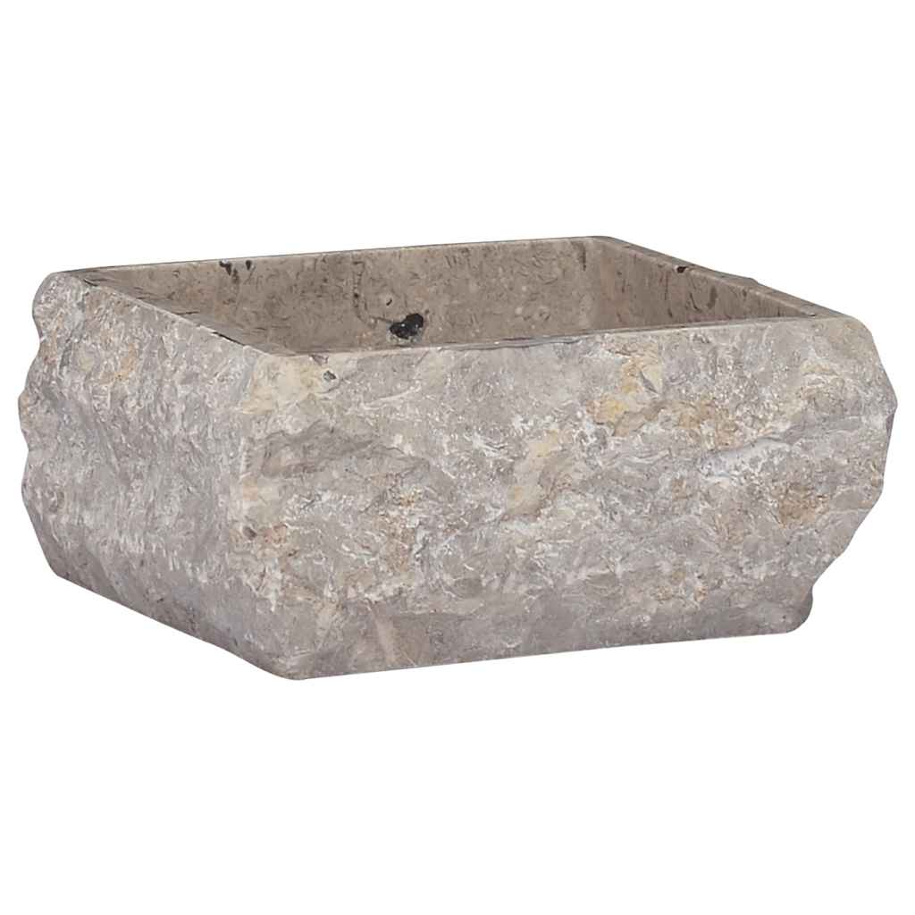Waschbecken Creme 30x30x13 cm Marmor