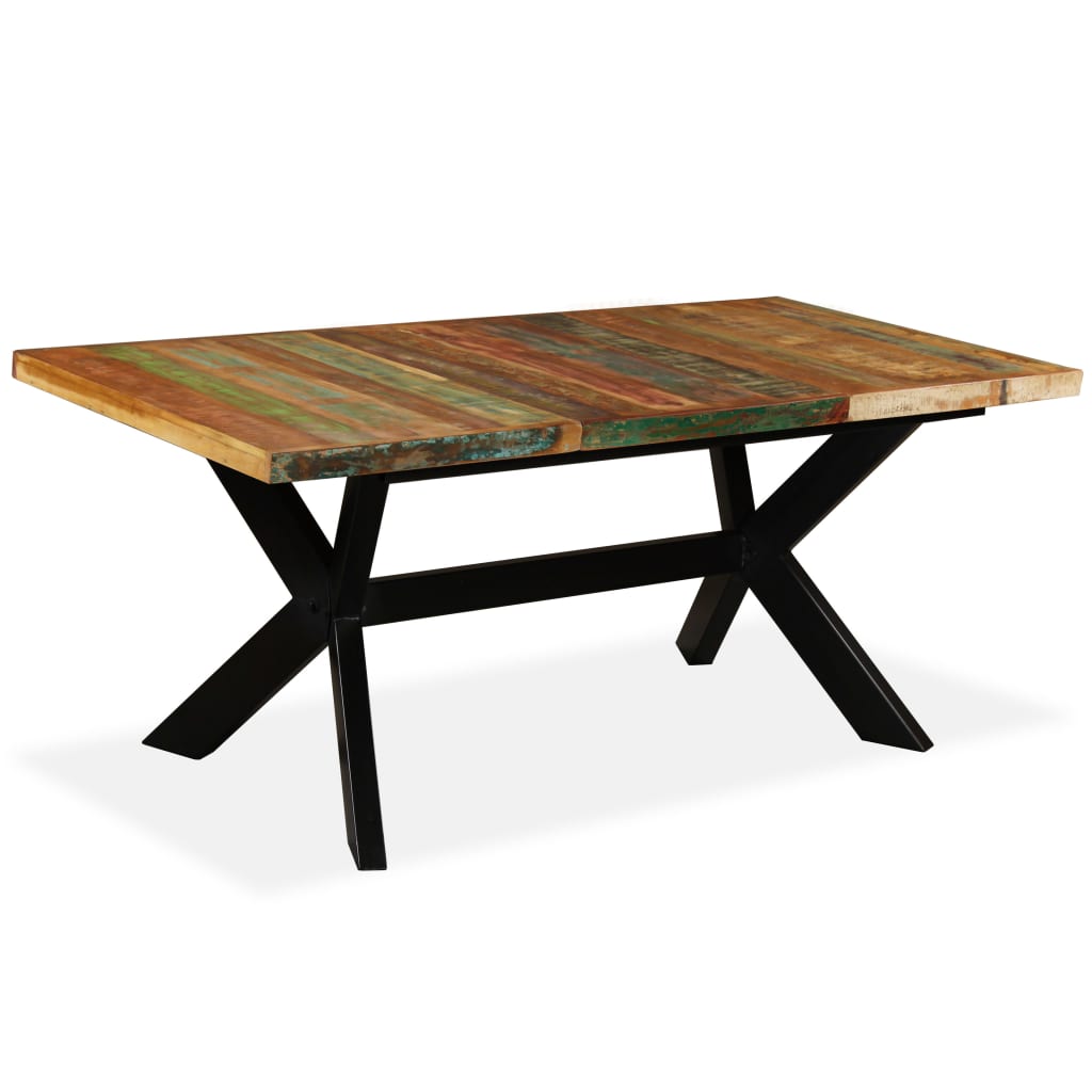 Esstisch Massivholz Mango und Stahlgestell 180 cm