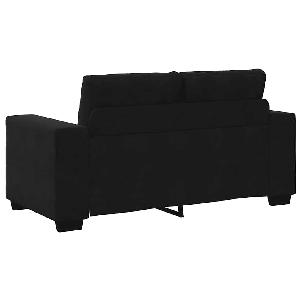 2-teiliges Sofa-Set mit Kissen, hellgrauer Samt