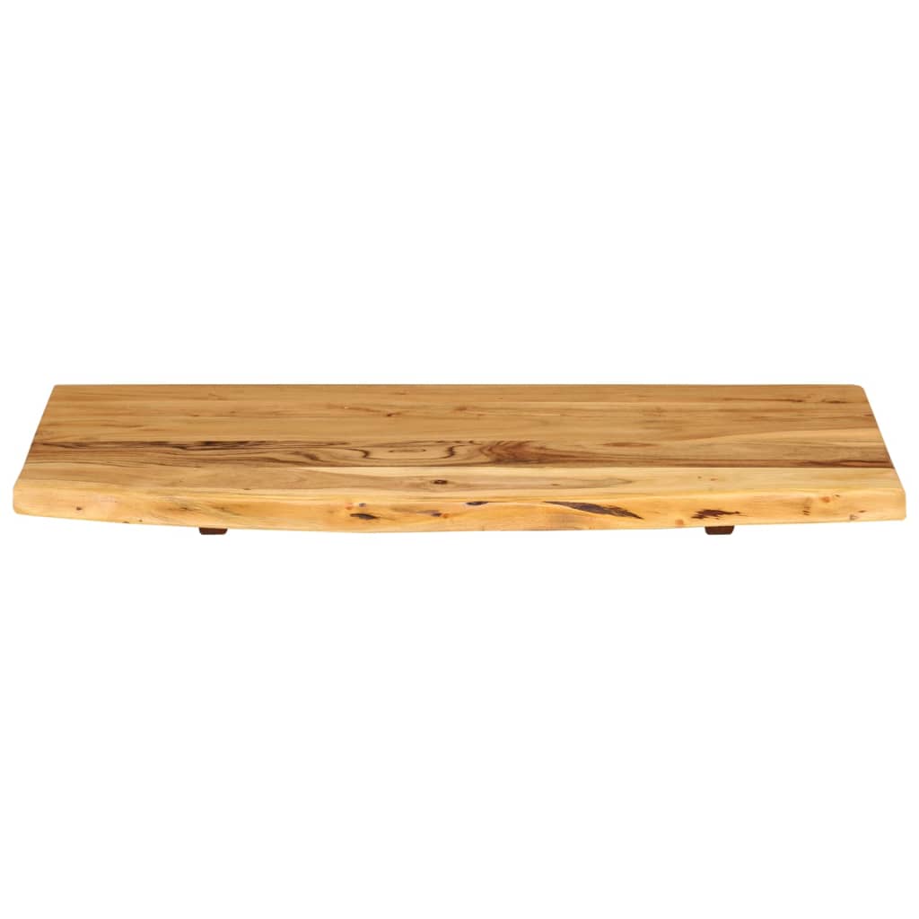 Badezimmer-Waschtischplatte Massivholz Akazie 100x52x2,5 cm