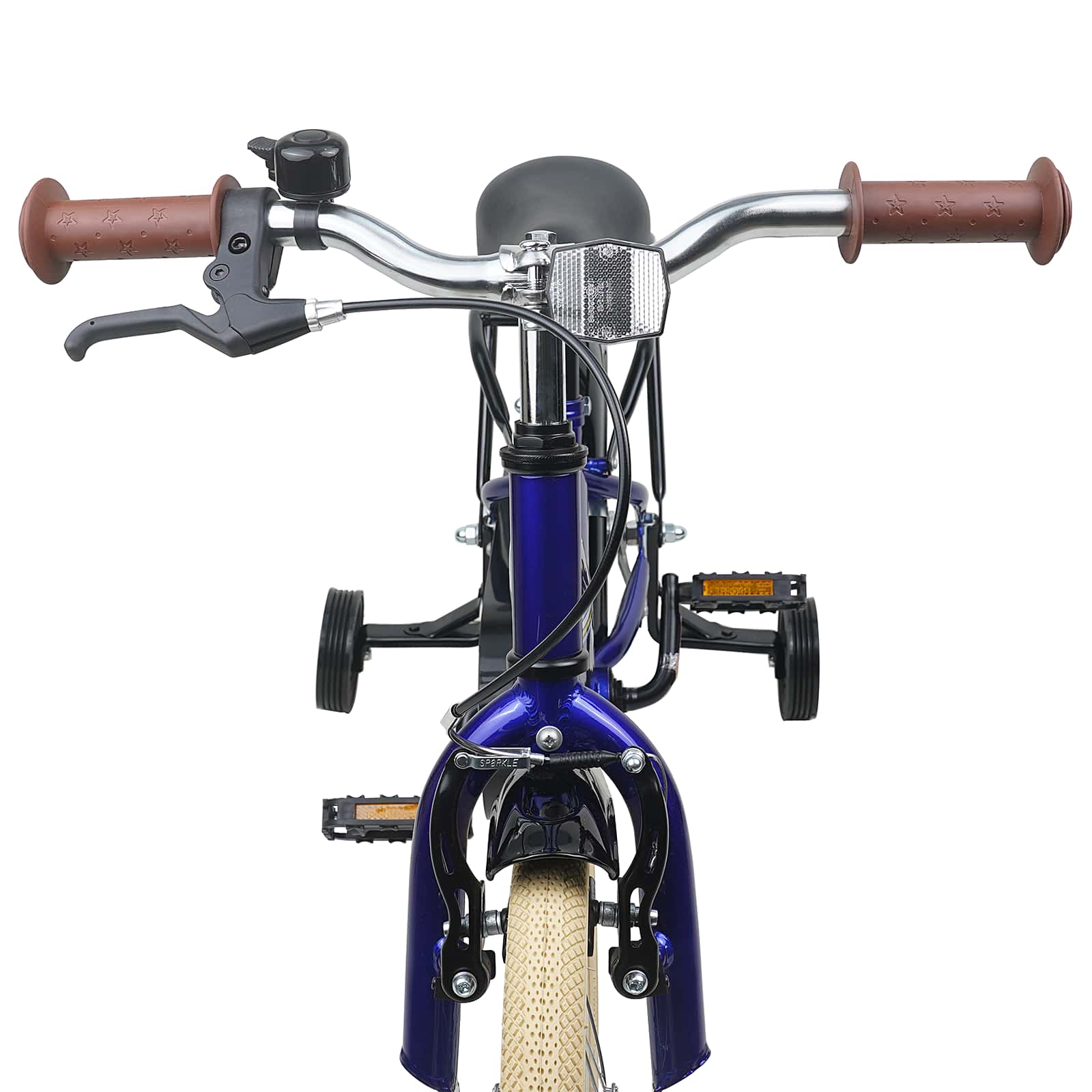 Kinderfahrrad 12 Zoll für 2-4 Jahre alt Schwarz