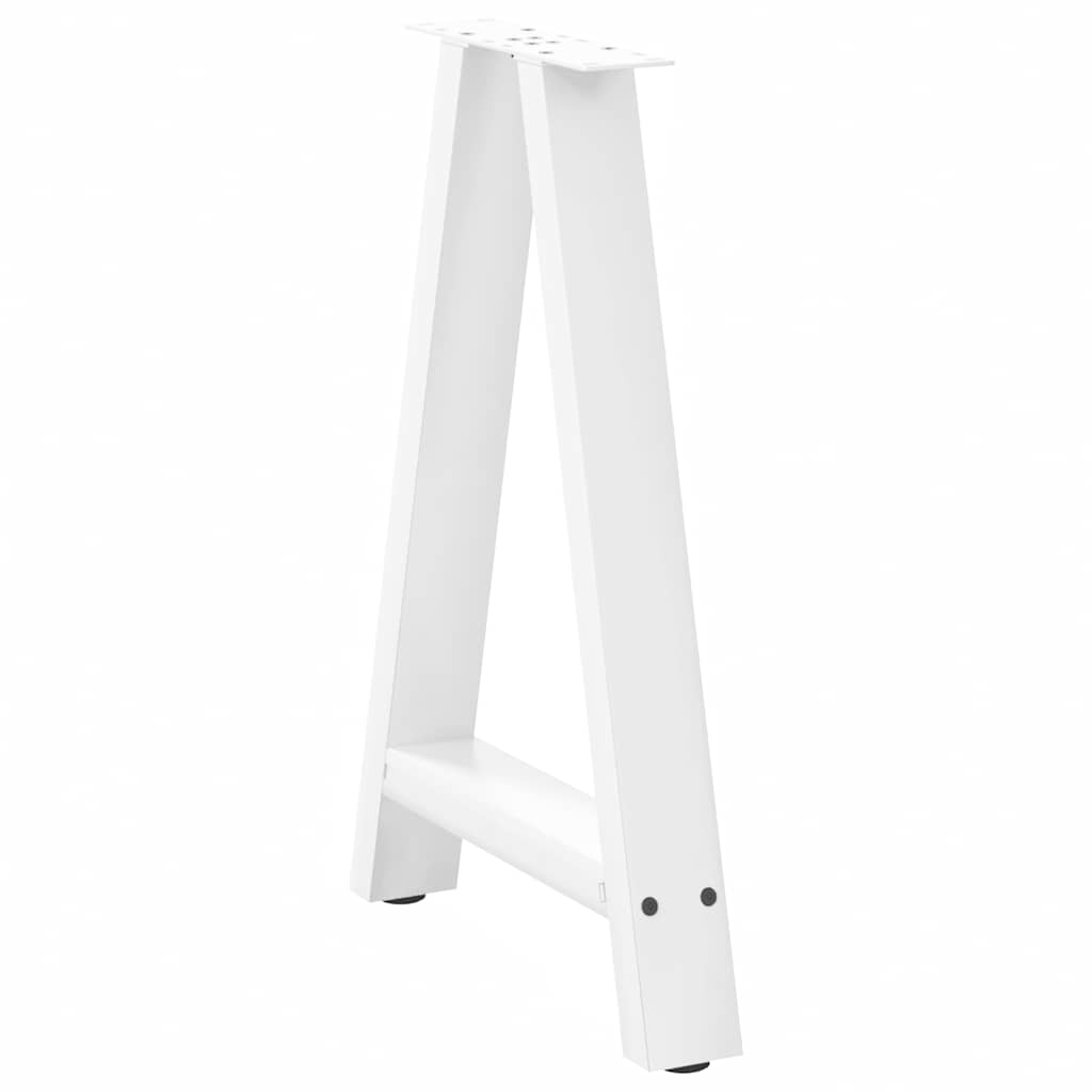Couchtischbeine A-Form 2 Stk. 30x(30-31) cm Stahl