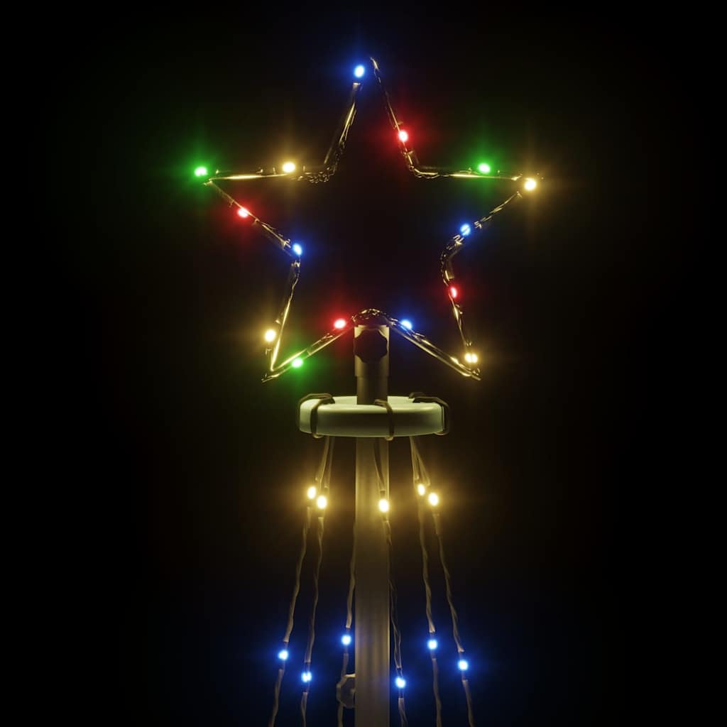 LED-Weihnachtsbaum Kegelform Warmweiß 108 LEDs 70x180 cm
