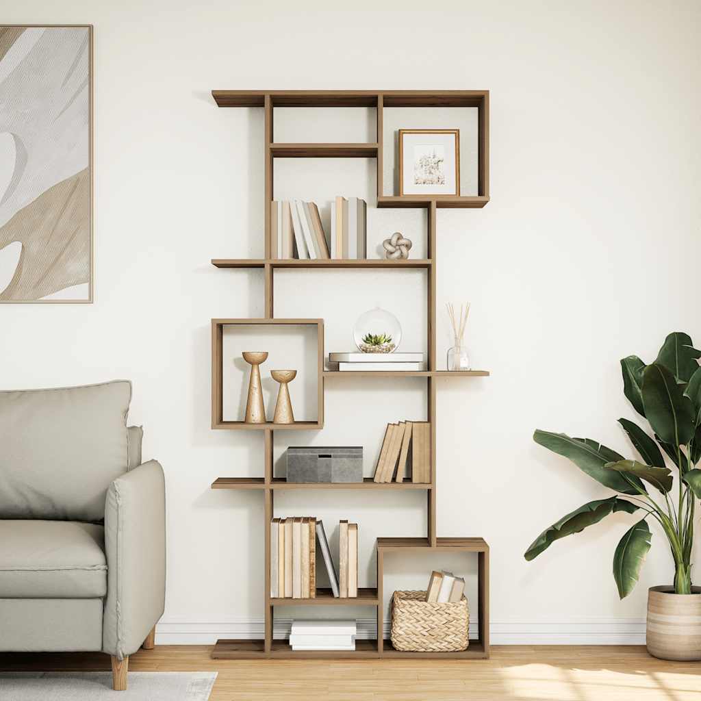 Bücherregal Weiß 92x29x188 cm Holzwerkstoff