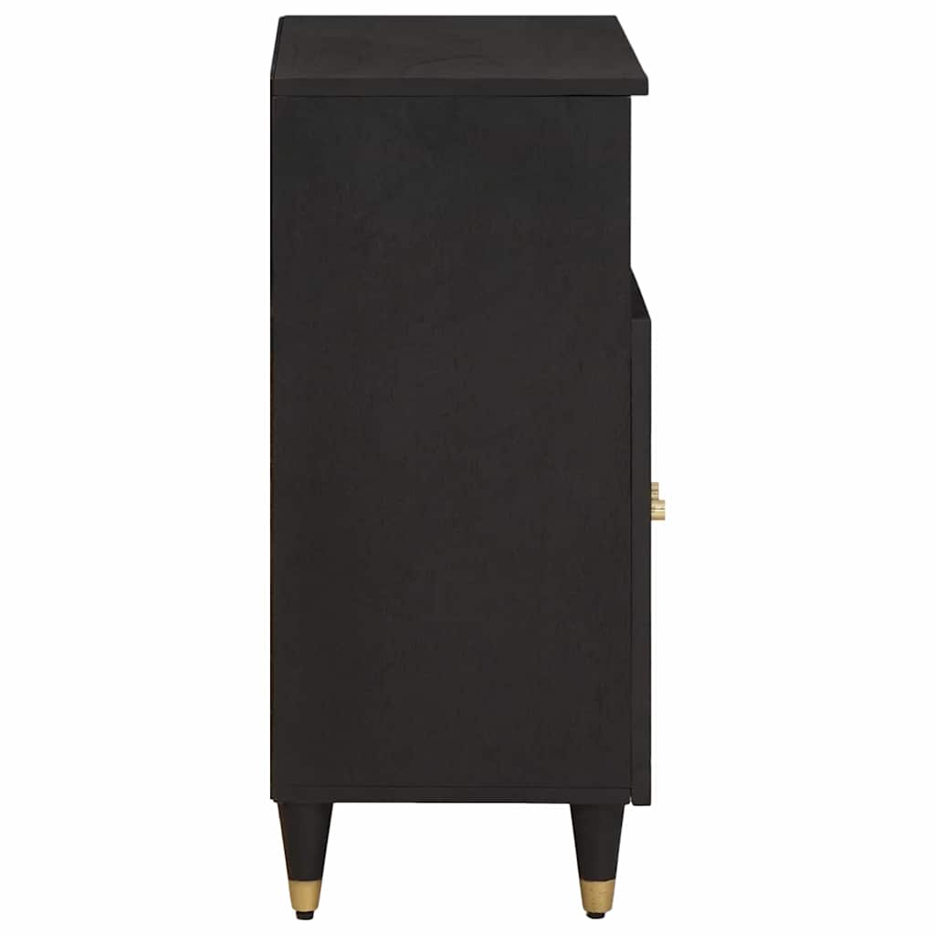 Sideboard mit Regal Braun 60 x 33 x 75 cm Massivholz Mango