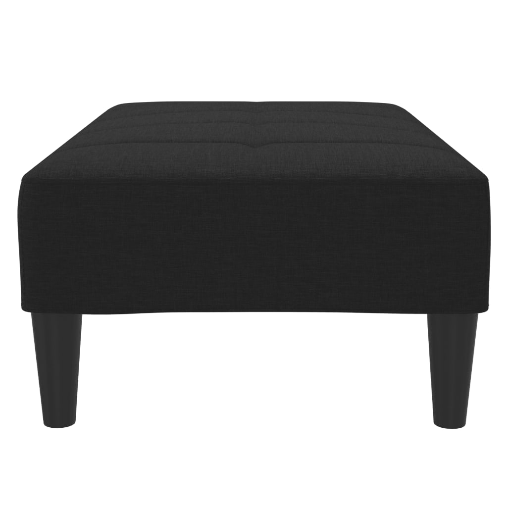 Fußhocker Hellgrau 77x55x31 cm Stoff