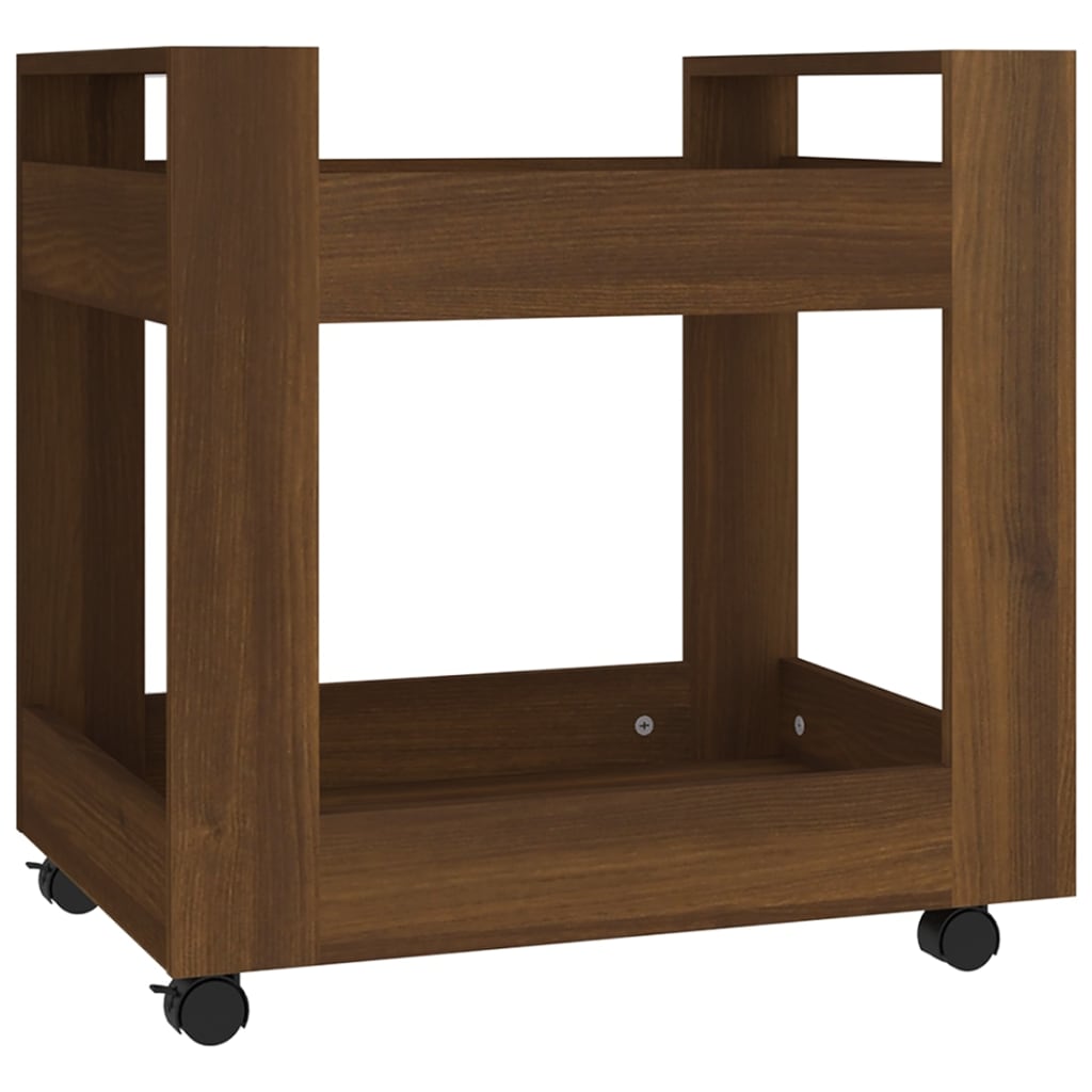 Bürowagen Weiß 60x45x60 cm Holzwerkstoff