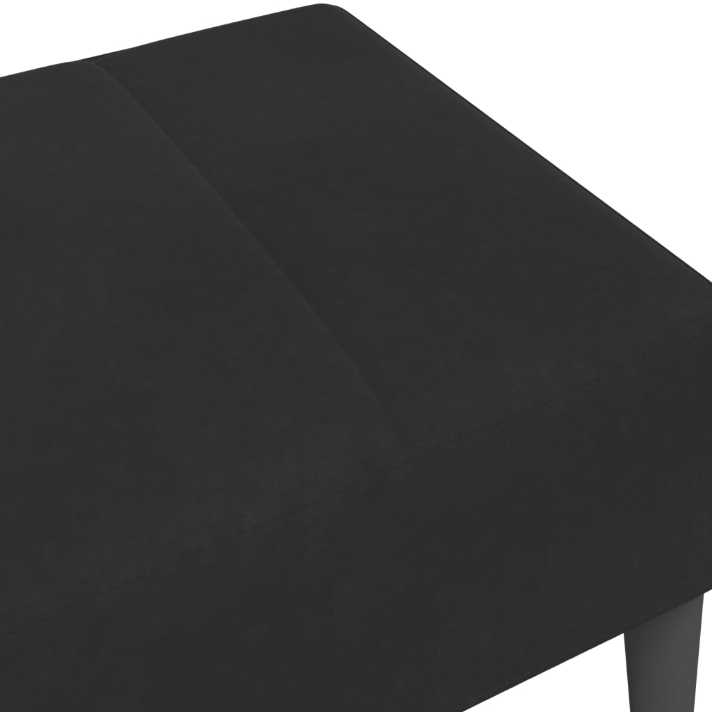 Fußhocker Blau 77x55x31 cm Samt